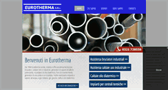 Desktop Screenshot of eurothermasrl.com