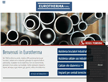 Tablet Screenshot of eurothermasrl.com